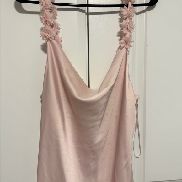 Chic Backless Pink Dress - Picture 2 of 3